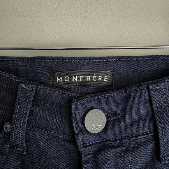 Monfrère Men’s Slim Straight Jeans in Slate Blue - Picture 4 of 9